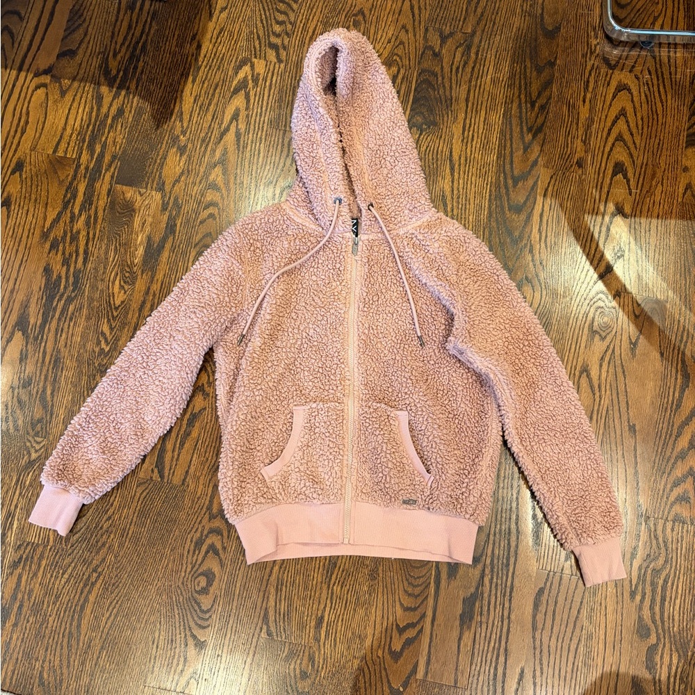 Marc New York Kids Pink Sherpa Hoodie Jacket